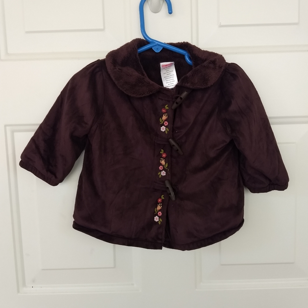 Gymboree Denim Overalls 6-12 Mo Romper & Jacket - Picture 7 of 12
